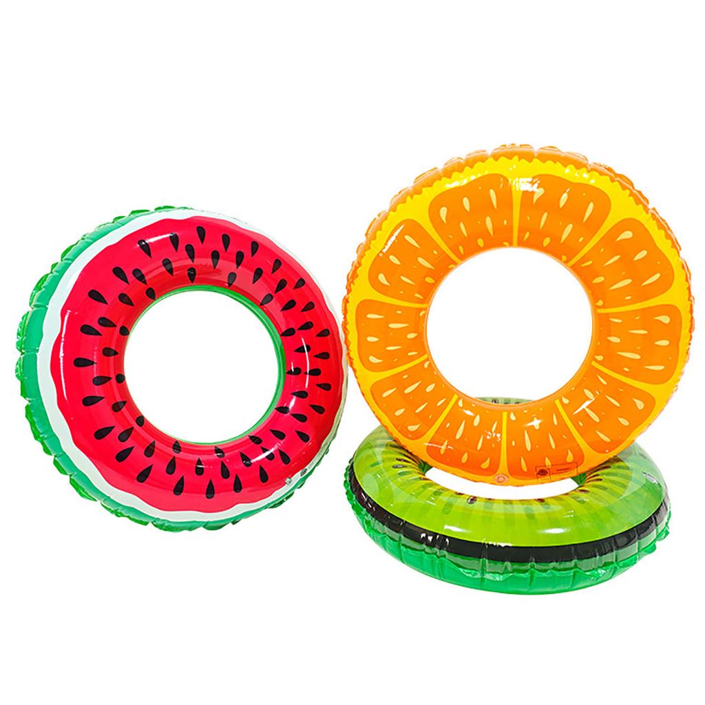 1 st frukt kiwi frukt tryckt uppblåsbar badring barn vuxen strand vattenlek leksak utrustning