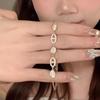 Exquisite Zirconia Star Flower Bracelet: Fashionable, Versatile, and Elegant Women's Hand Jewelry