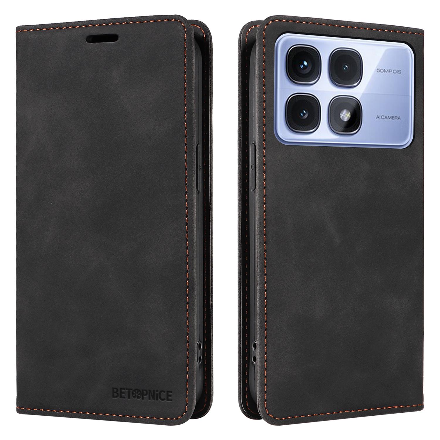 BETOPNICE 003 For Xiaomi Redmi K70 Ultra Wallet Case Stand Leather Phone Cover C