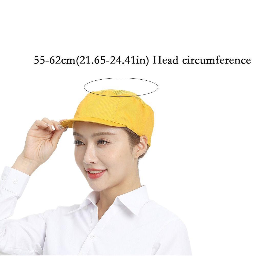 Washable Chef Hat Dust-proof Cooking Hygienic Cap Food Service Hair Nets Cap Canteen Catering