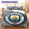 Neat MCFC Frames Bedding Quilt Set Quilt Cover Pillowcase Home Decoration Birthday Gift (1 * Duvet Cover + 2 * Pillowcase, Without Core)