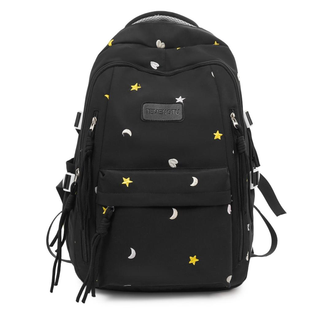 Schoolbag Embroidery Small Fresh Schoolbag Junior High School Girls High Value Ins Large Capacity Backpack High School Backpack