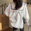 White Shirt Female Long-sleeved Spring New Loose Single-breasted Shirt Blouse