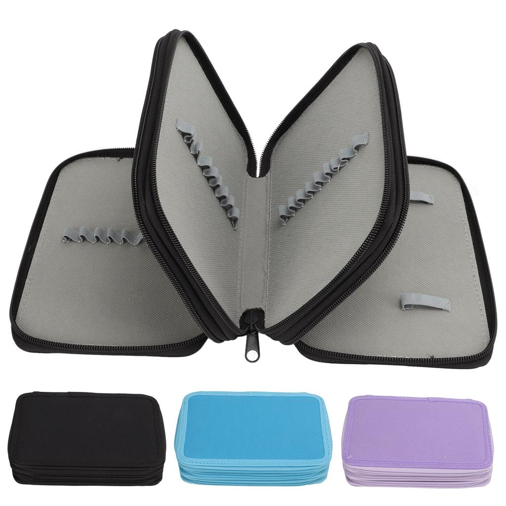 Pencil Bag Exquisite High Durability Large Capacity Comfortable Hand Feel Large Pencil Case for Home