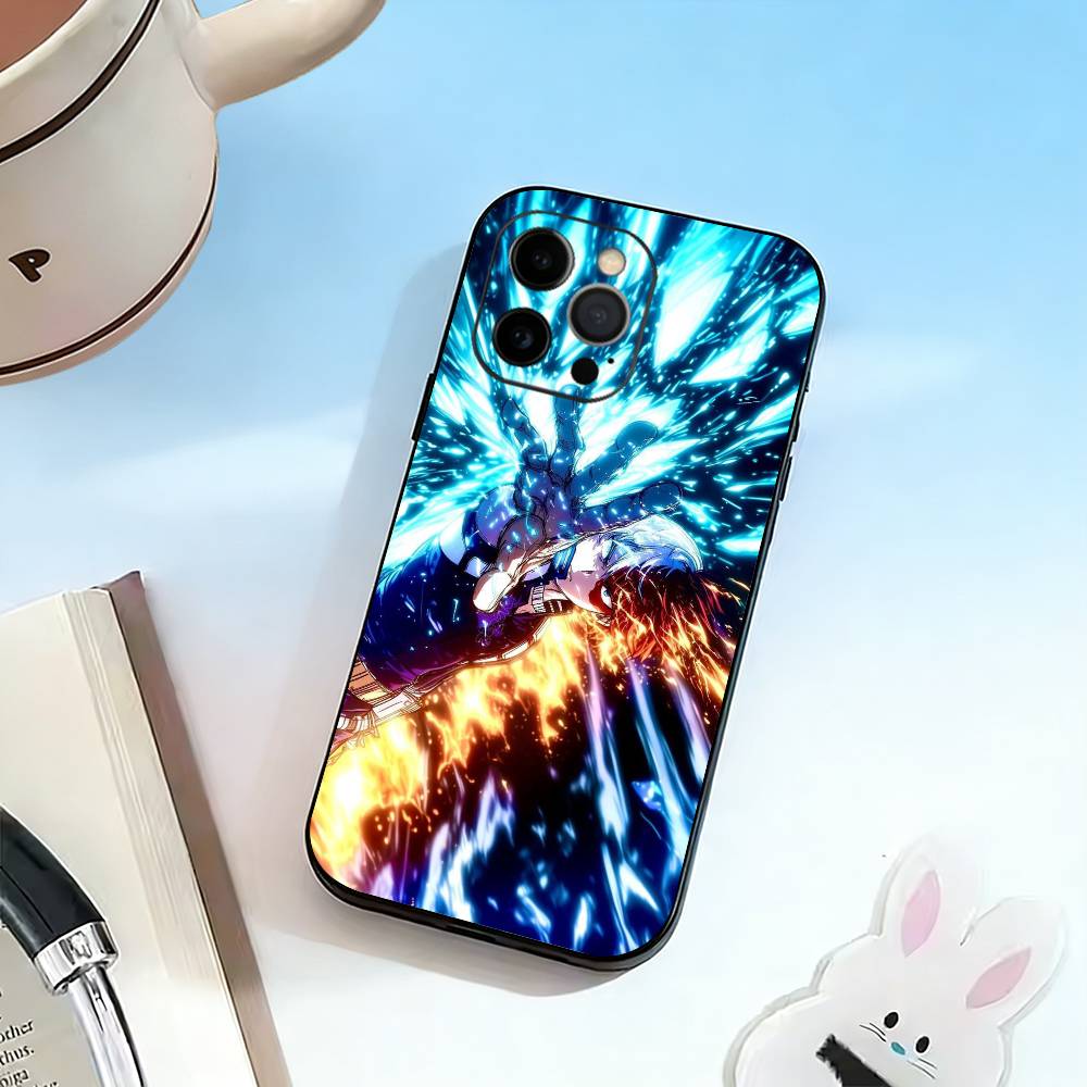 Katsuki Bakugo H-Hero Academia Phone Case Silicone Soft For IPhone 17 16 15 14 13 12 11 X XR Plus Pro Max Plus