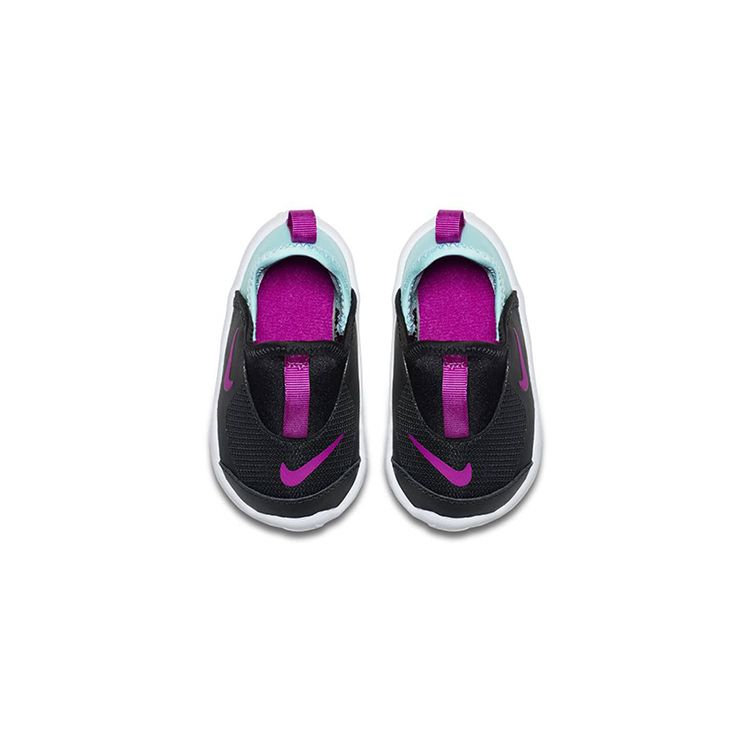 Nike Lil Swoosh Sports Casual Non-Slip Shock Absorbing Durable Low-Top Walking Shoes Baby sneaker Black Blue Purple AQ3113-005