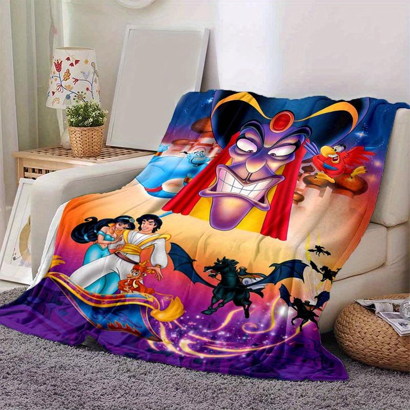 1pc. Disney Aladdin Magic Carpet Blanket - Perfect for Home, Office, Outdoor Use, Gift Idea, Suitable for All Seasonsz0417202 130cmx150cm