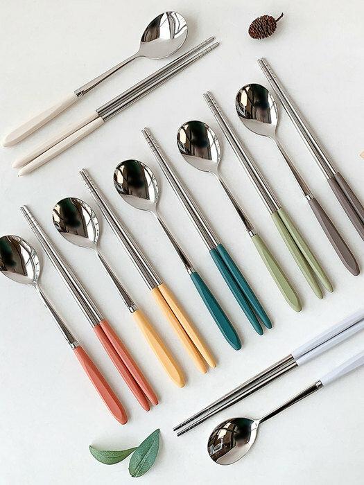 

sosomoso набор ложек для макарон 7 цветов lilac