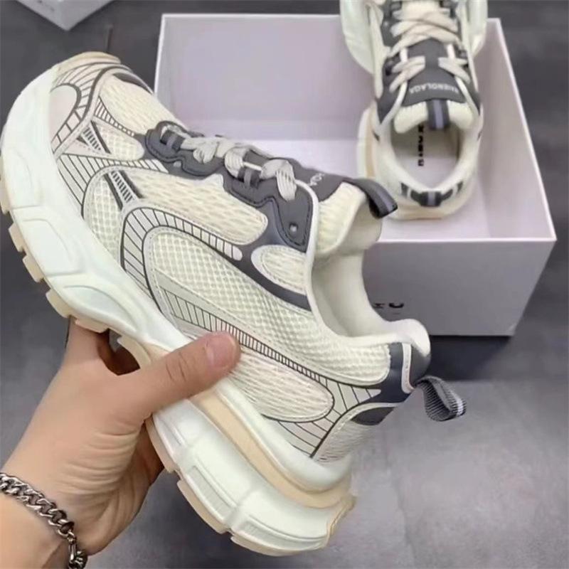 Paris Retro Dad Shoes Summer New Mesh Breathable Thick-soled Fried Street Casual Sports Shoes