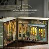 Wooden Mini Doll House DIY Small House Kit 3D Puzzle Assembly Model Building Room Bedroom Decoration With Furniture Adults Gifts