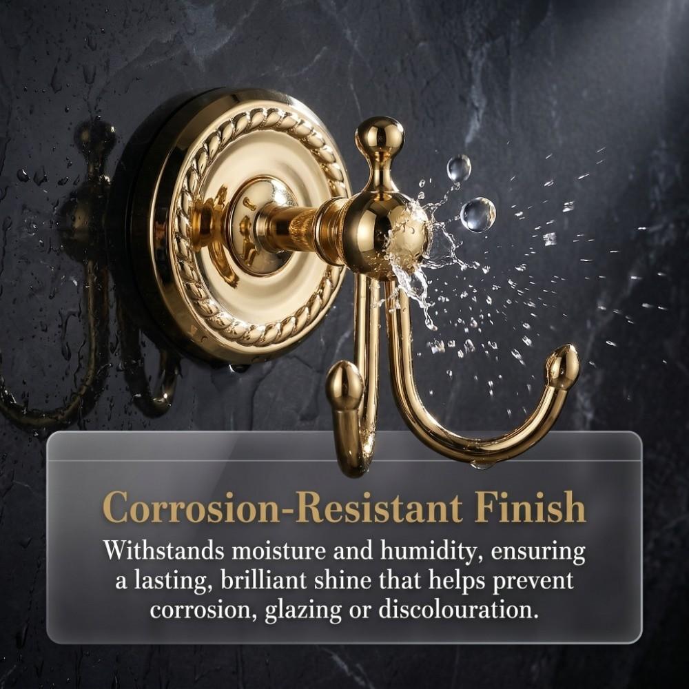 Golden Robe Hook Durable Towel Hook Vintage Accessories Coat Hook Hanging Accessories