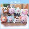 Three Baby Orchard Series Plush Pendant Pp Cotton Ultra Soft Keychain Doll