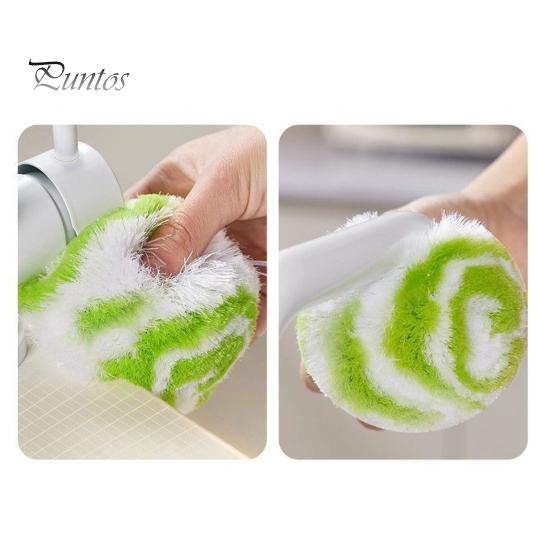 Bathtub Curvature Scrubber Non-Scratch Cleaning Ball, Gentle Reusable Stain Removal Sponge, Non Scratch Ball Deep Tool for Ceramic Marble Surfaces