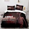 Povlečení na hlavu Siréna Single Twin Full Queen King Size Siréna Head Bed Set Sady přikrývek pro děti do ložnice pro děti 3D tisk 001