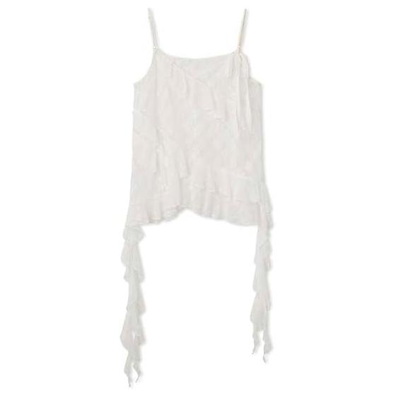 Lace ruffle cami LWFT252041 ladies