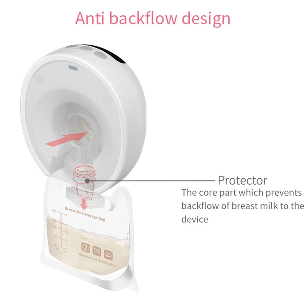 Cmbear ZRX-0205 Pompă de sân portabilă pentru alăptare Pompă electrică portabilă pentru sân Mâini libere 3