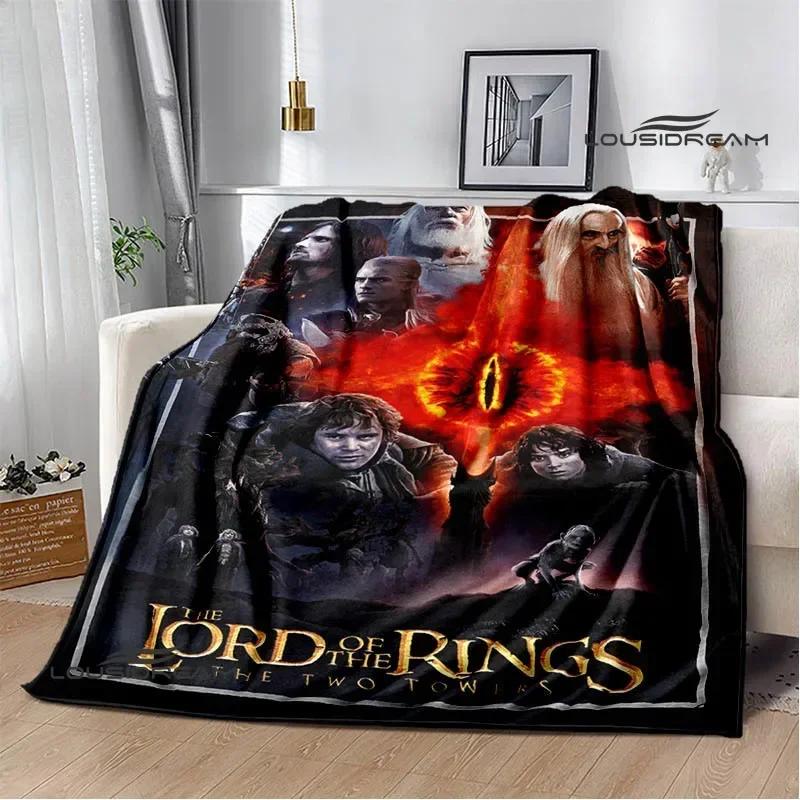 L-Lord of the Rings printed blanket Warm Flannel Blankets Soft and Comfortable Home Travel Blanket bed linings Birthday Gift