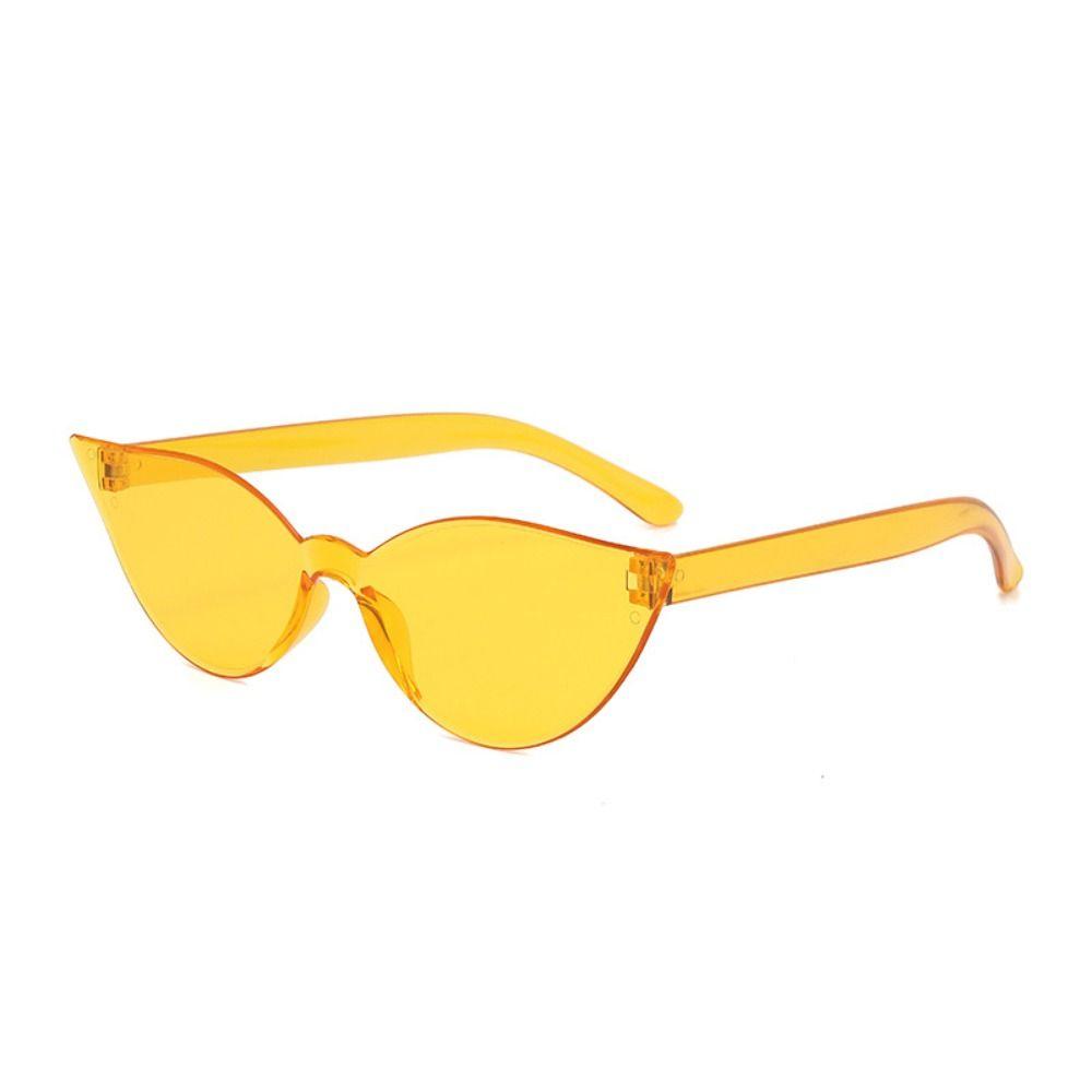 Candy Color Cat Eye Sunglasses Sun-Protective Street Photos Decoration Driving Glasses UV400 Travel Accessories
