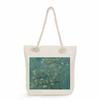 Painting print thick rope single-shoulder beach bag 7296