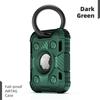 For AirTag Soft Silicone Protective Case With Keychain Tank Armor GPS Anti-lost Shockproof Cover For Apple Air Tags TPU Device