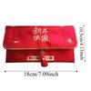 Traditionelles Chinesisches Neujahrs-Rotgeldkuvert Magnetverschluss Bestickter Gott des Reichtums Rote Tasche Polyester Frühlingsfest-Zubehör