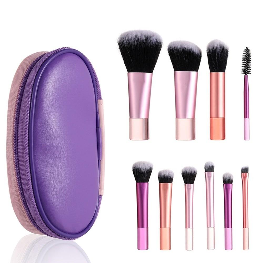Makeup Tools Mini Makeup Brush Set with Bag Cosmetic Brush Set Eyeshadow Powder Brush Women