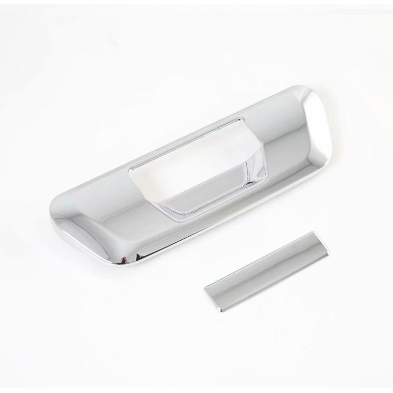 For Nissan Navara NP300 2015- Accessory glossy chrome silver car side boot Trunk door handle bowl Trim 2016 2017 2018