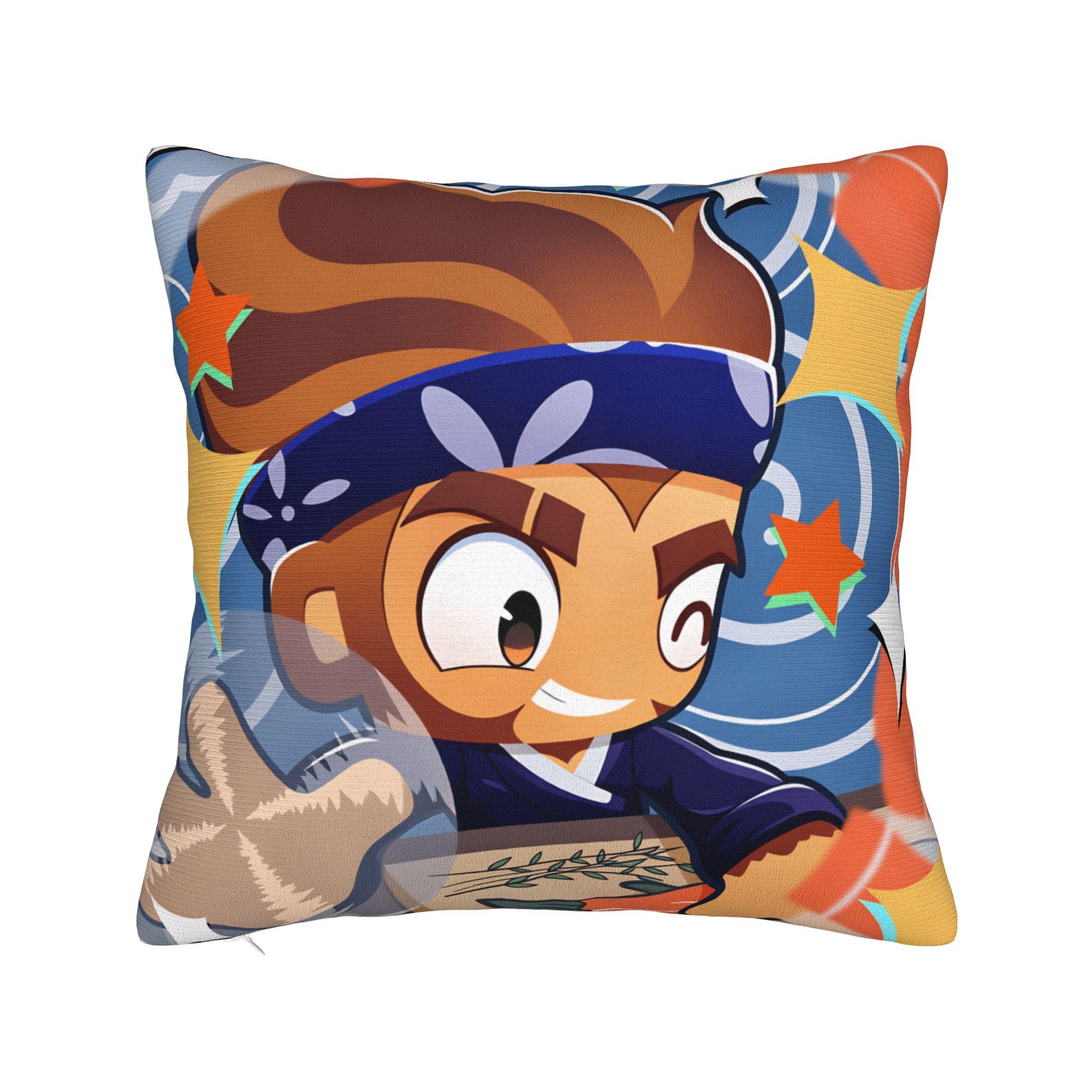 

Pillow Case Game B-Bloons Td 6 Soft Pillow Cover For Chair Sofa Home Decor Kawaii Pillowcases 12x12Inch