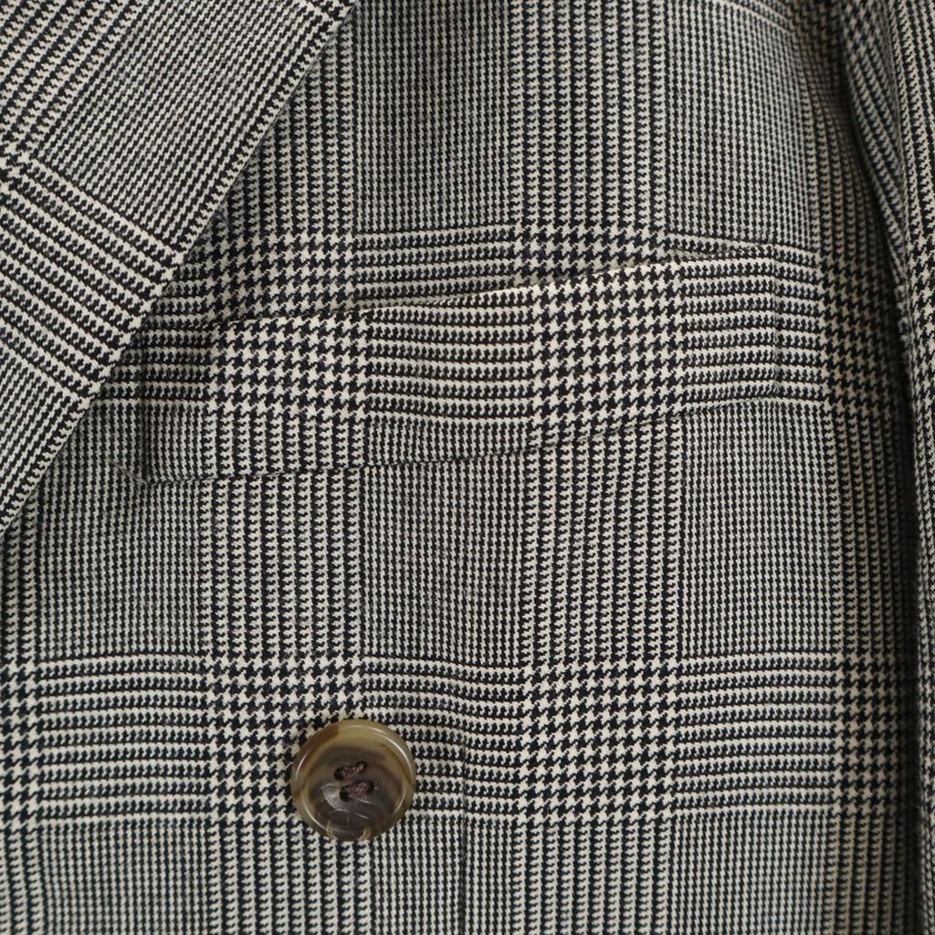 CHAPS RALPH LAUREN 80er 90er Seibu Maßanfertigung Old Glen check doppelreihige Jacke Herren Gebraucht