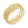 Neuer Offener Verstellbarer Ring Blatt Schlange Herz Echt Vergoldeter Edelstahl Ringe Für Frauen Männer Zubehör Mehrschichtiger Schmuck