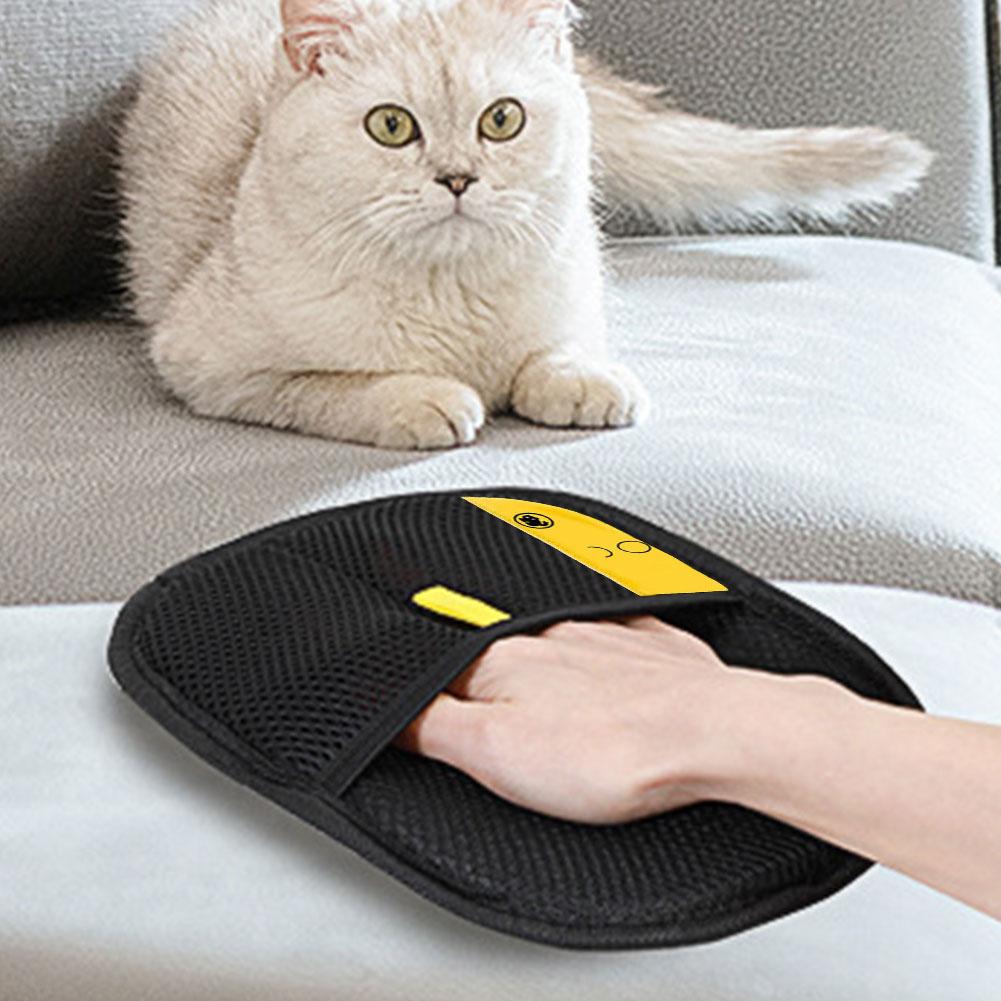Katthårsrengörare Husdjurshandskar Hushållshårborttagare Katt Hund Hårborttagningsborste Borttagare Hårfästningsanordning Hemma Hårskrapa