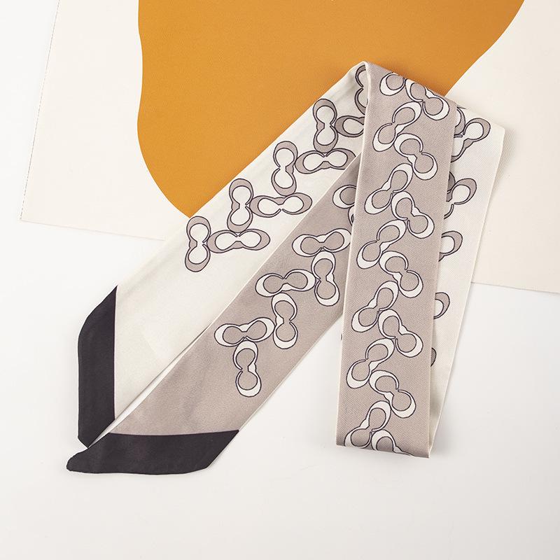 Multi-Purpose Fashion Accessory: Ribbon Scarf, Headband, Bandana, Neck Tie, or Hair Accessory