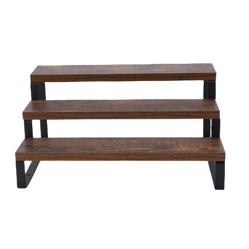 Perfume   Multi Purpose Wood Display Riser Stand for Kitchen Countertop Cosmetics Skincare Storage