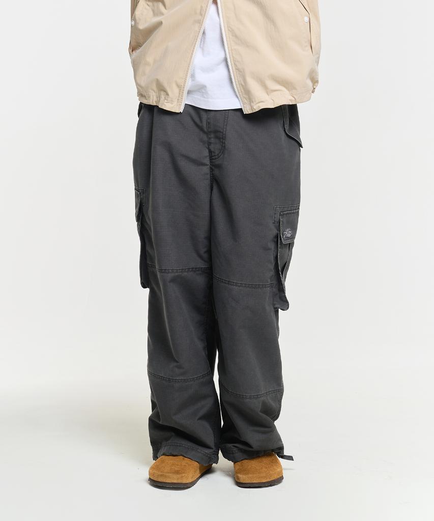 AECA Ripstop Washing Cargo Pants-Charcoal