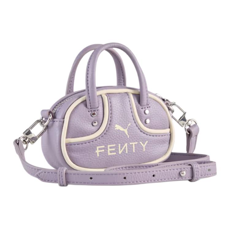 Puma X Fenty Pocket Grip Bag Fashionable Versatile Shoulder Crossbody Tote Women bags Light-Purple 092562-01
