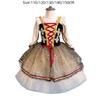 Puffy Swan Lake Ballet Dress Sequin Lace Kids Ballet Dress Fashion Ballet Tutu Skirt  Children