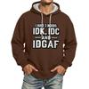 Men's Fashion Hoodie Pullover Casual Sweatshirt with Hood