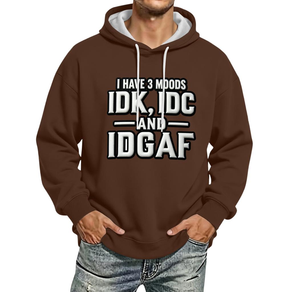 Men's Fashion Hoodie Pullover Casual Sweatshirt with Hood