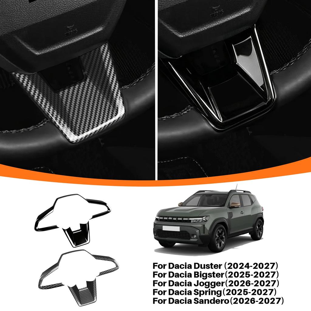 Car Steering Wheel Decor Covers For Dacia Duster Bigster/Jogger/Spring/Sandero Anti-Scratch Wear-Resistant Interior Accessories
