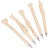 5 Pcs Ballpoint Pen Exquisite Bone Shape Smoothing Writing Comfortable Grip Ball Point Pens