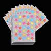 10 Sheets/pack Different Colors Stars Stickers Gold-Plated Glitter Sticker Mother Teacher Praise Label Stickers Journal