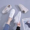 Kleine witte schoenen dames herfst nieuwe damesschoenen ulzzng vetersluiting voor platte zool dames board schoenen