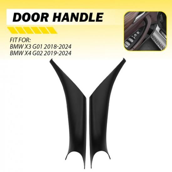 For BMW X3 X4 G01 G02 2018-24 Inner Door Handle Pull Interior Door Panel Cover A