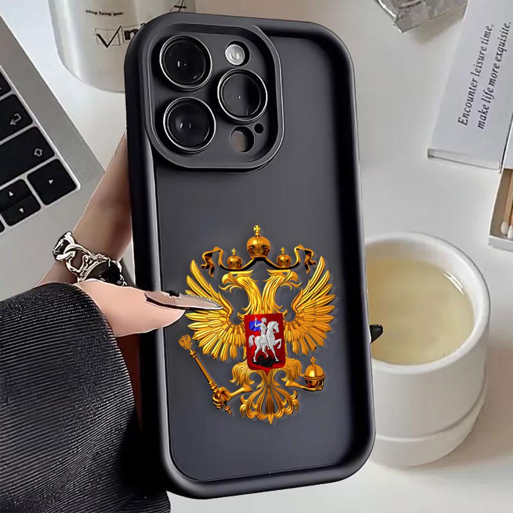 Russian Emblem Flags Phone Case For HONOR X9D X9B X9A X8C X8B X8A X8 X7A X6A X7 X9 MAGIC 5 6 7 8 Y9 DIY Shell Funda Case Cover