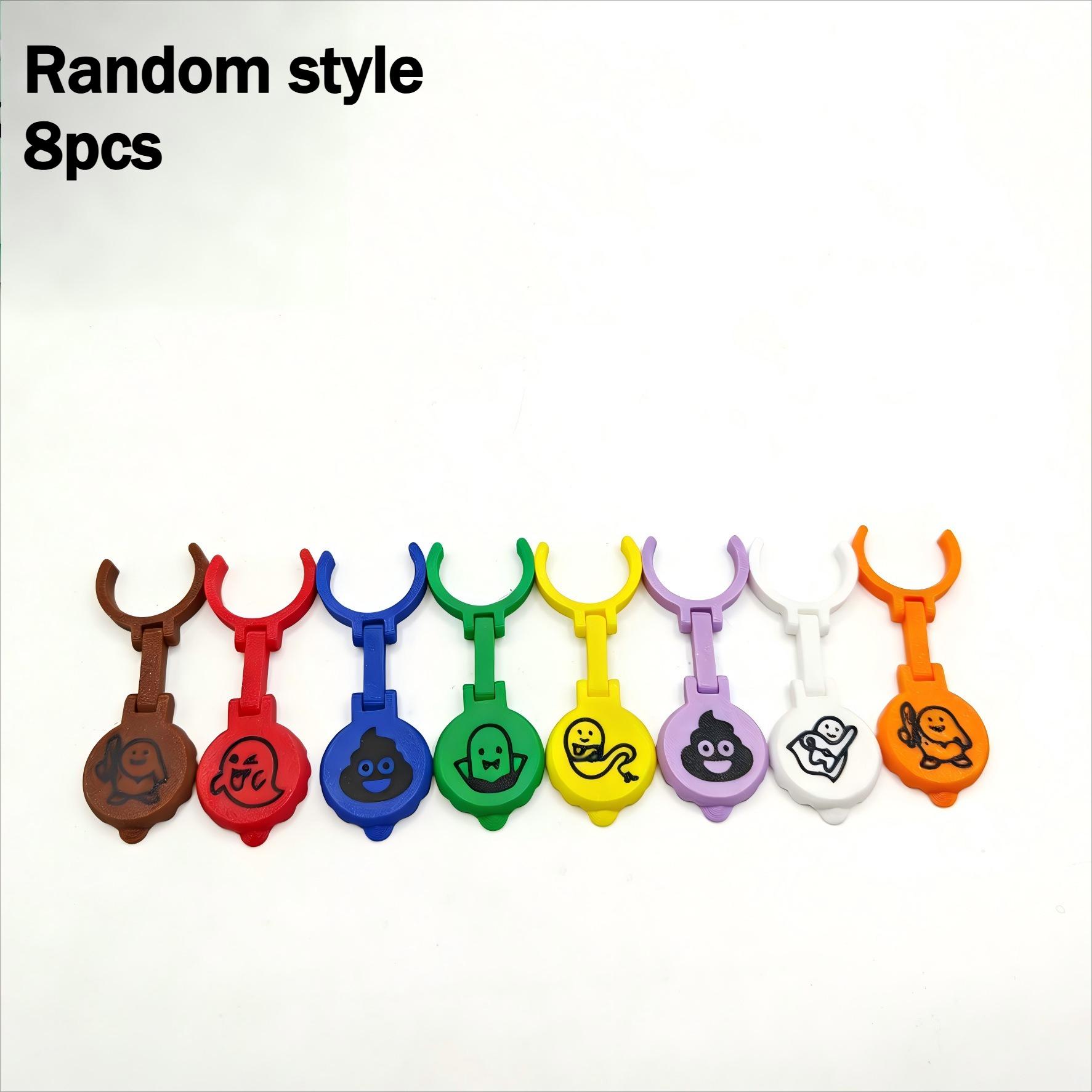 

8pcs Bottle Neck Marker, Reusable Wine Bottle Markers, For Party Organizers, Bars, Home Gatherings, and Beer Enthusiasts as shown