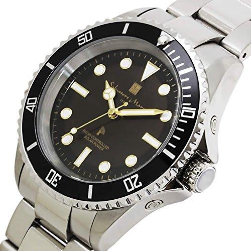 Salvatore Marra Men's Solar-Powered Radio-Controlled Diving Watch In Silver, Black, and Gold