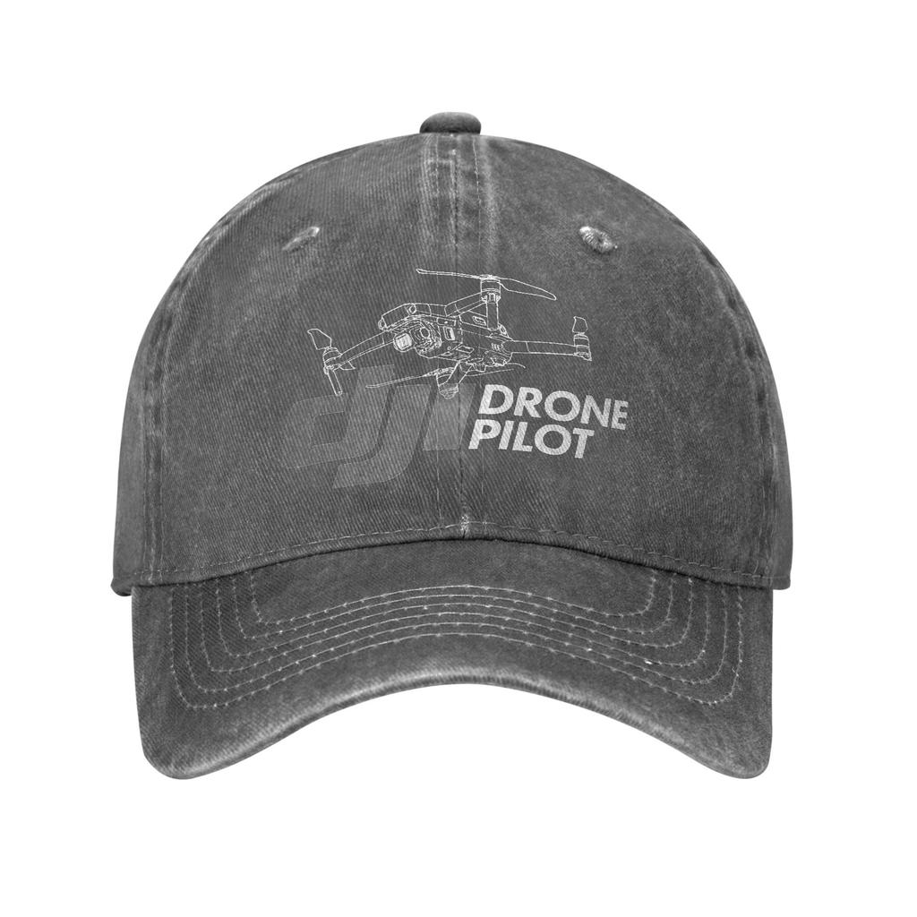 Djied Drone Print Caps For Unisex Cotton Drone Operator Trucker Hat Lerisure Wear Baseball Cap Adjustable