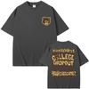 Beste kjente Kanye West The College Dropout Grafikk T-skjorte Unisex WoUnisex Hip Hop Rap Vintage T-skjorter Unisex Casual T-skjorte Unisex
