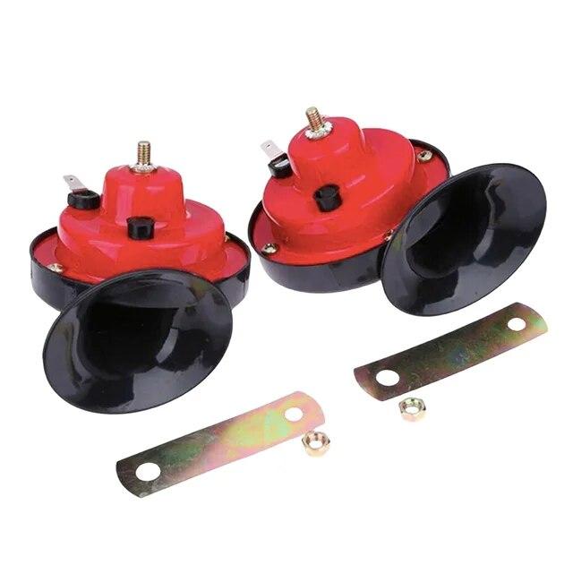12V Snail Air Horn 48W Waterproof Train Horn 300DB Air Motorcycle Horn Auto Snail Horn for Motorcycle Car Truck SUV Boat