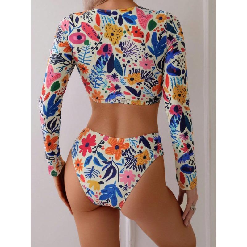 Women S Split Swimsuit Sleeveless Sun Protection Bikini Sexy Swimwear